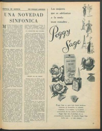 Una novedad sinfónica : Crítica de música