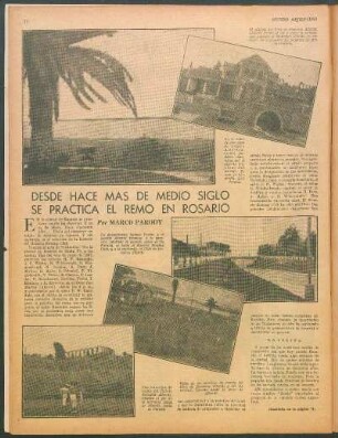 Desde hace más de medio siglo se práctica el remo en Rosario