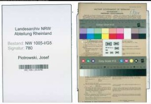 Entnazifizierung Josef Piotrowski , geb. 01.01.1889 (Polizist)