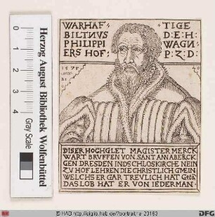Bildnis Philipp Wagner