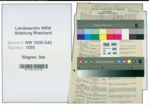 Entnazifizierung Ilse Wagner , geb. 13.02.1894 ()