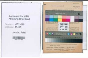 Entnazifizierung Adolf Jacobs , geb. 22.09.1903 (Konstrukteur)