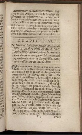 Chapitre VI. - Chapitre X.
