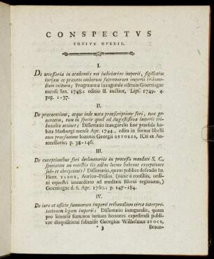 Conspectus Totius Operis