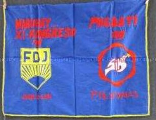 Fahne der Vereinigung für den Fortschritt der philippinischen Jugend, SIKAP zum 11. FDJ-Parlament 1981