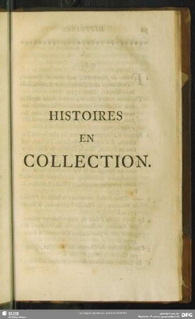 Histoires En Collection