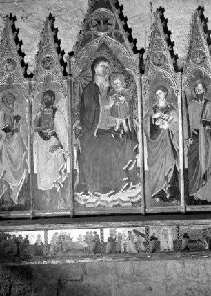 Ausschnitt: Thronende Madonna
