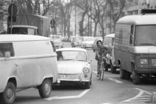 Fahrradfahren in der Innenstadt
