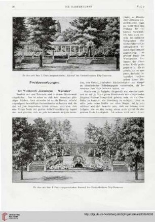 Der Wettbewerb "Kuranlagen - Wiesbaden"