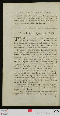 Painting upon glass
