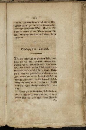 Siebzigstes Capitel.