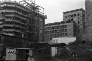 Stuttgart: Kaufhaus Union von hinten, mit Mittnachtbau