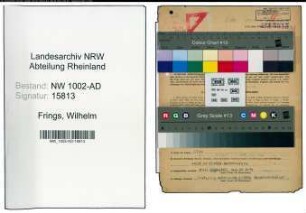 Entnazifizierung Wilhelm Frings, geb. 19.02.1903 (Stadtinspektor)