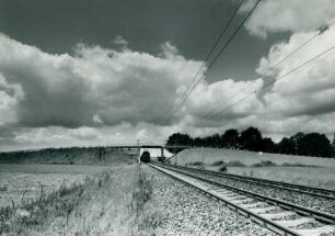Wegüberführung auf der Bahnstrecke München-Augsburg, 1960