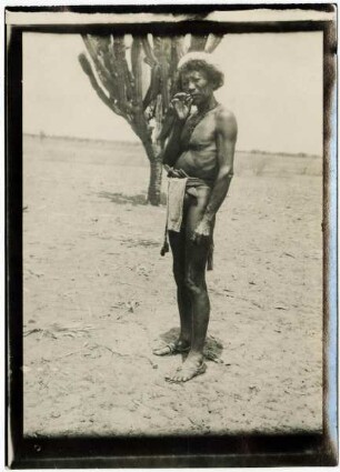 Guajiro-Mann, circa 35 Jahre alt : Dorf bei Paraguaipoa