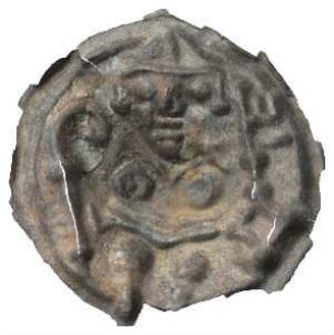 Fundmünze, Brakteat, 1242 - 1272