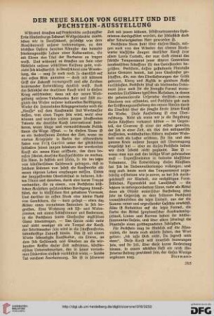 10: Der neue Salon von Gurlitt und die Pechstein-Ausstellung