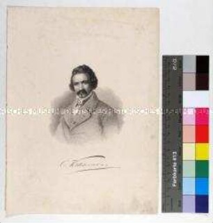 Porträt des niederländischen Malers Cornelis Kruseman