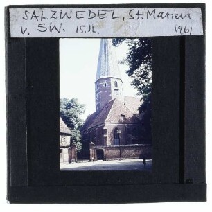 Salzwedel, Marienkirche : Südwestansicht