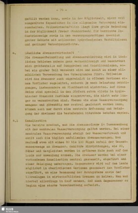 4. Ländliche Abwasserwirtschaft