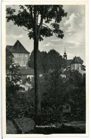 Mutzschen. Blick auf Mutzschen