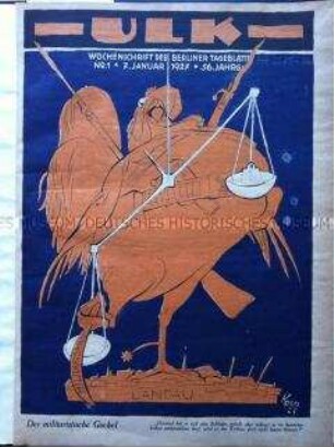 Satirezeitschrift Ulk, 56. Jg. 1927