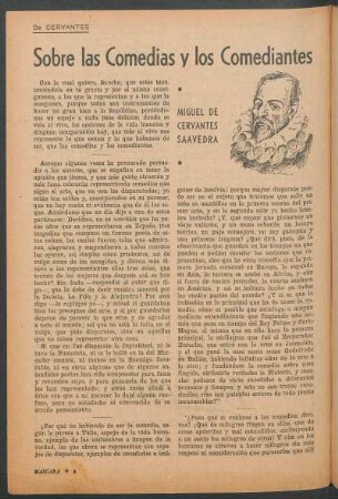 Sobre las comedias y los comediantes