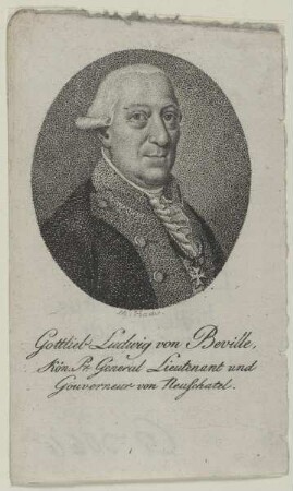 Bildnis des Gottlieb Ludwig von Beville