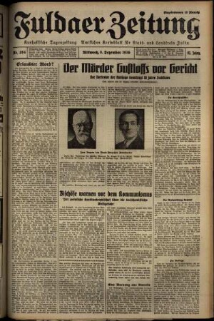 Ausgabe vom Mittwoch, den 09. Dezember 1936.