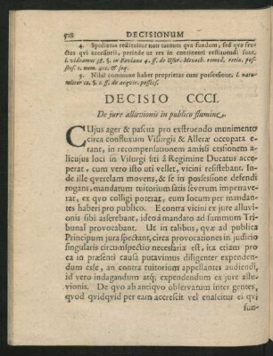 Decisio CCCI. - Decisio CCCC.