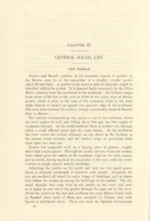 Chapter III. General social life