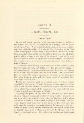 Chapter III. General social life
