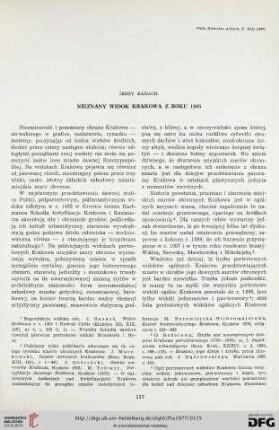 13: Nieznany widok Krakowa z roku 1805
