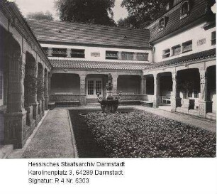 Bad Nauheim, Kuranlage / Badehaus 7 - Schmuckhof