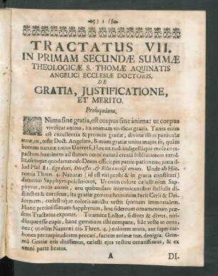 Tractatus VII. In Primam Secundae Summae ...