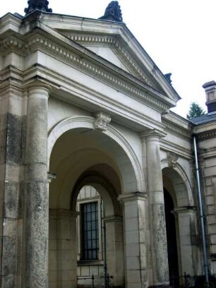 Dresden: Trauerhalle Johannisfriedhof Tolkewitz