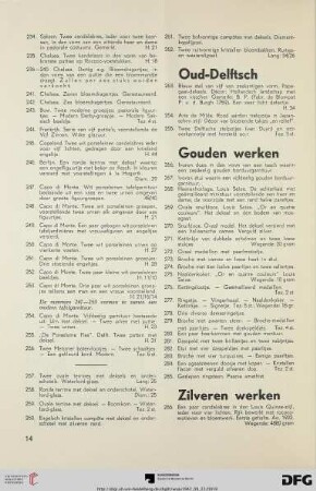 Gouden werken (Nr. 266-285)