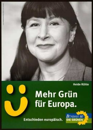 Bündnis 90/Die Grünen, Europawahl 1999