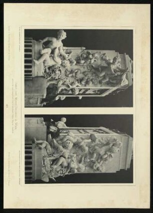 Tafel 40. Detail vom Mozart-Denkmal in Wien. Bildhauer: Viktor Tilgner
