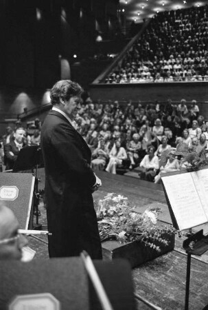 Letztes von Generalmusikdirektor Arthur Grüber beim Badischen Staatstheater in seiner Eigenschaft als Karlsruher Generalmusikdirektor