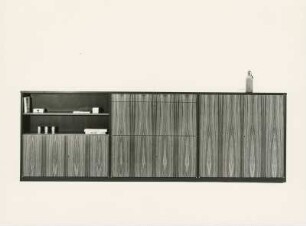 Hartl-Kombination Schreibschrank "Mod. 150" und Gruppe "Mod. 125 / a" von Hans Hartl