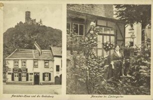 Aennchen-Haus und die Godesburg - Aennchen im Lindengarten