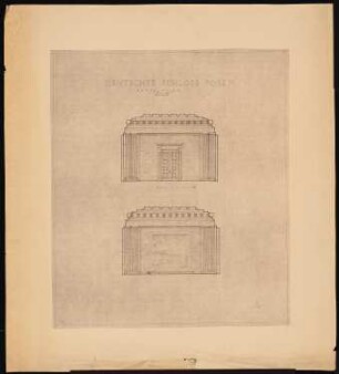 Schloss Posen, Posen Umbau: Wandelhalle 1.OG 1:50