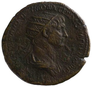 Münze, Dupondius, 114 - 117