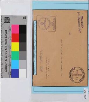 Dienstbrief, Schiffsname/Landeinheit: 13. Vorpostenflottille Kommando, Feldpostnr. 10417; Frankatur, Mi.-Nr.: [Keine]; Poststempel: Swinemünde Sonniges Ostseebad 3.4.40 9-10; Nebenstempel: Frei durch Ablösung Reich Dienststelle Feldpost-Nr. 10417