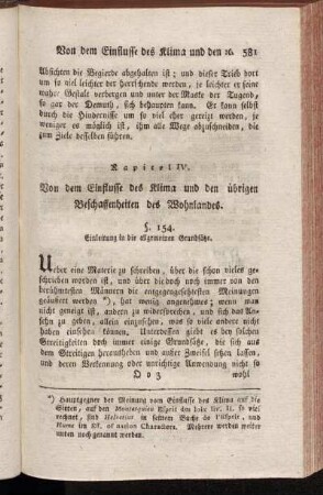 §. 154. Einleitung in die allgemeinen Grundsätze. - §. 156. Uebereinstimmende Erfahrungen.