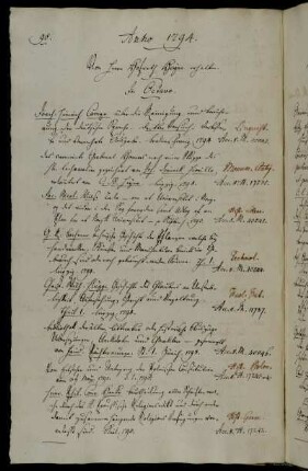 Von Herrn Hofrath Heyne erhalten.