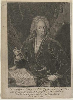 Bildnis des Franciscus Antonius de Sporck