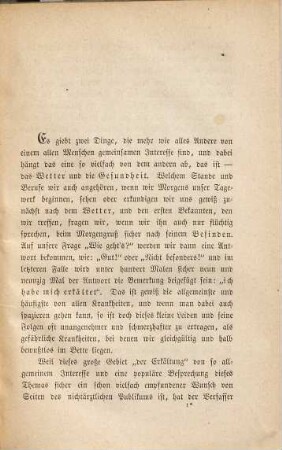 Ueber Erkältung