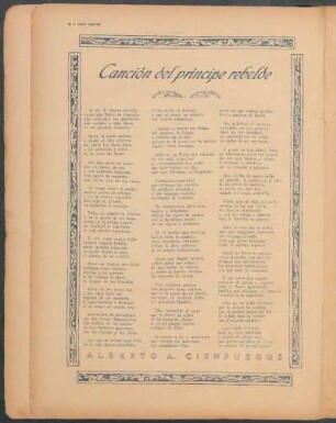Canción del príncipe rebelde